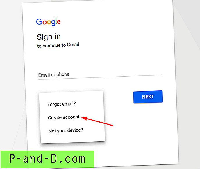 Hvordan oprettes en Gmail- eller Google-konto?