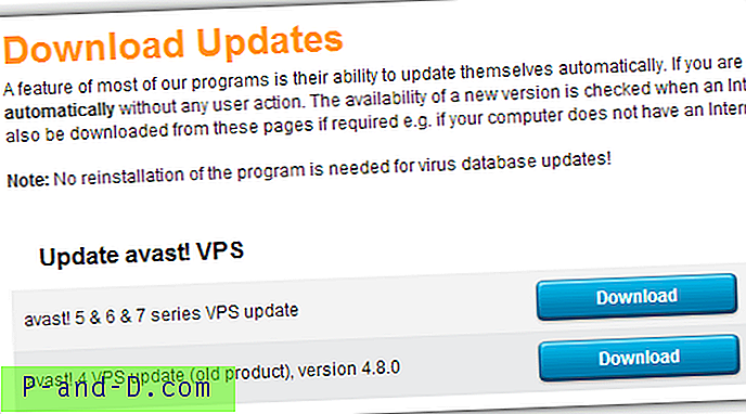 Opdater manuelt AntiVirus-virusdefinitionssignaturer uden internet