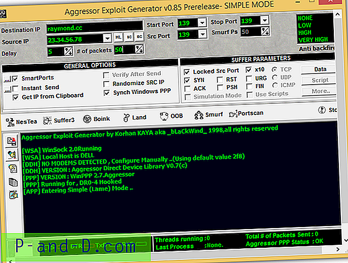 Kaatakaa Windows 7, Vista, XP ja Server 2008 etäyhteydellä Blue Screen of Death -sovelluksella