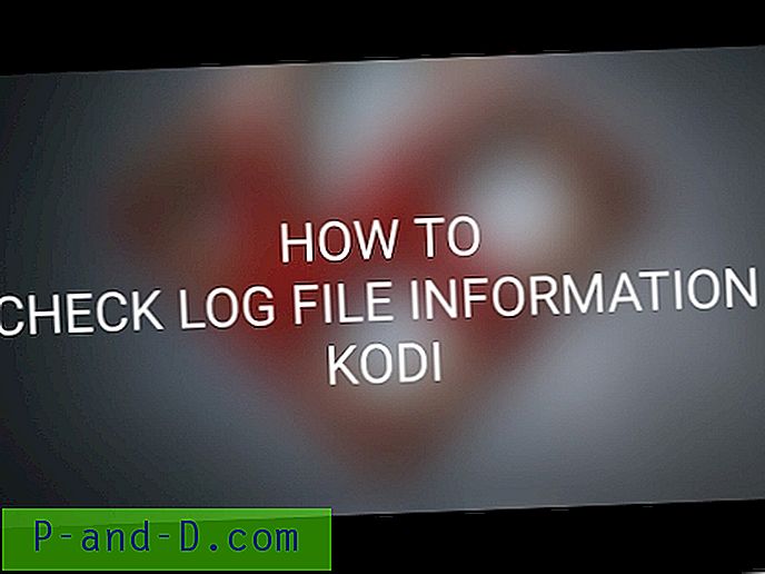 Kodi에서 로그 파일을 확인하는 방법?