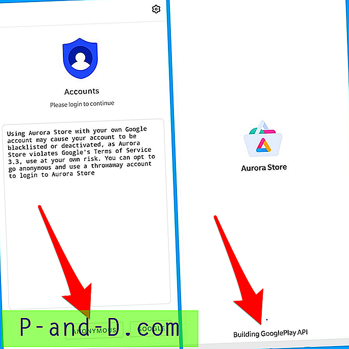Google Play poe Mod APK |  Aurora pood |  G-kontot pole |  Pole juurt