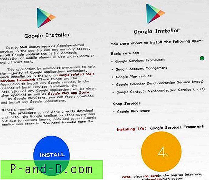 Laadige alla Android-seadmete jaoks Google Installer Apk