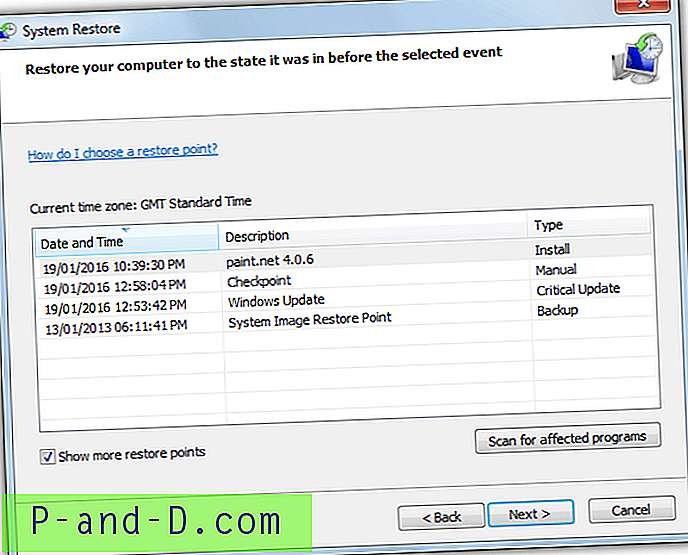 2 sposoby dostępu do systemu Windows Przywracanie plików kopii zapasowych