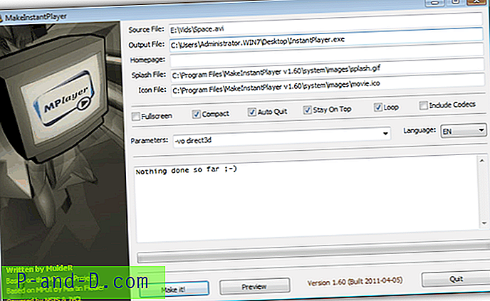 2 Værktøjer til konvertering af lyd- eller videofiler til selvindholdte autospilbare eksekverbare filer