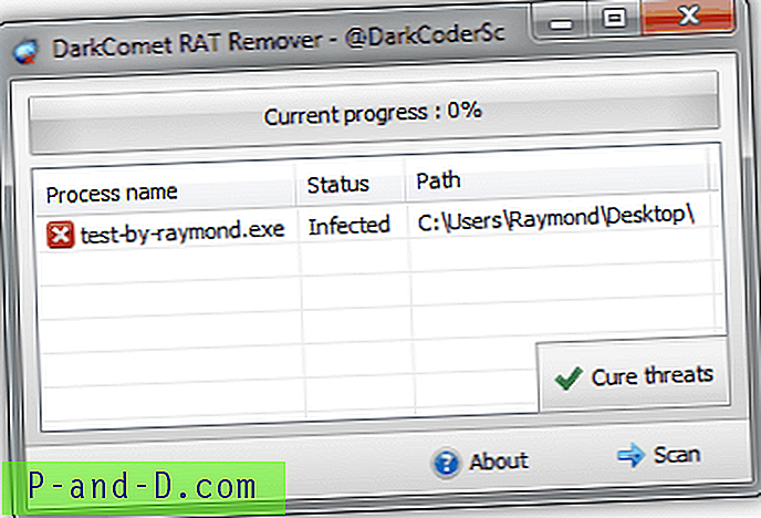 Aptikite ir pašalinkite „DarkComet RAT“ kenkėjiškas programas, kurias naudoja Sirijos vyriausybė