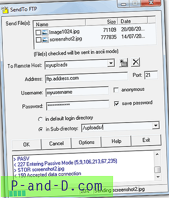 5 būdai greitai įkelti failus į FTP iš dešiniojo pelės mygtuko paspaudimo meniu