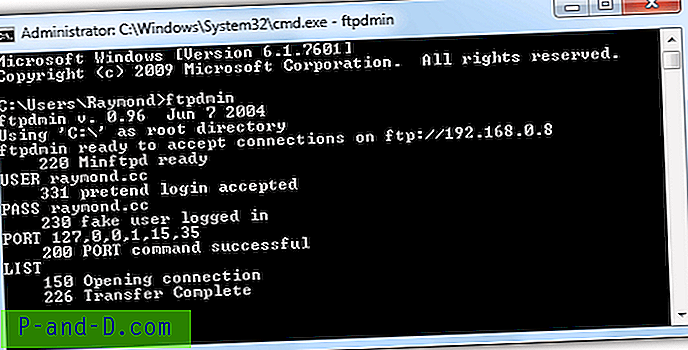 5 mažas, lengvas ir lengvai naudojamas FTP serveris, skirtas „Windows“