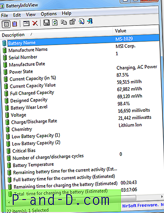 5 outils pour obtenir des informations sur l'état de la batterie de votre ordinateur portable