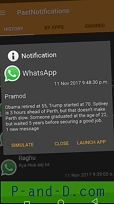 Kaip pamatyti siuntėją ištrintą „WhatsApp“ pranešimą „Android“?