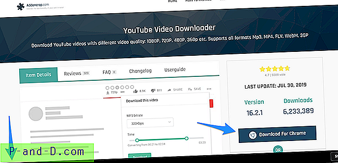 Paras ilmainen Youtube Video Downloader Chrome -laajennus