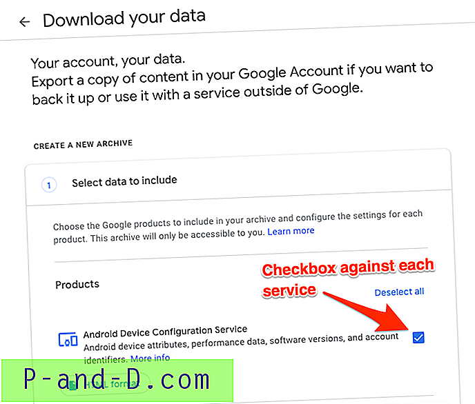 Afhentning af Gmail-data og slet Google-konto permanent