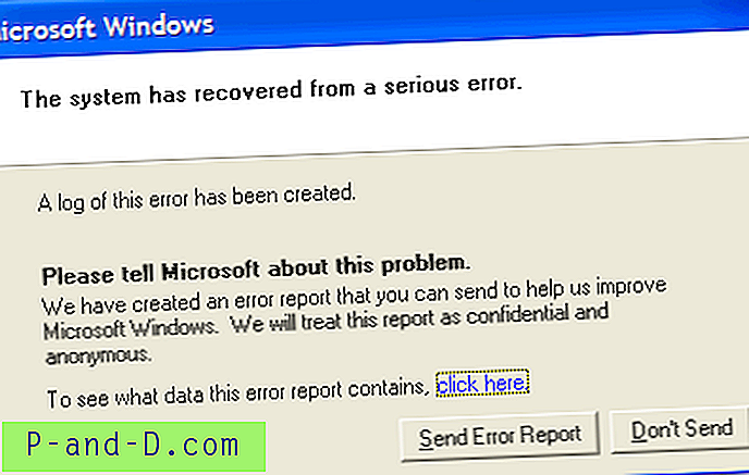 WhoCrashed: nemokamas „Crash Dump Analyzer“, skirtas „Windows“