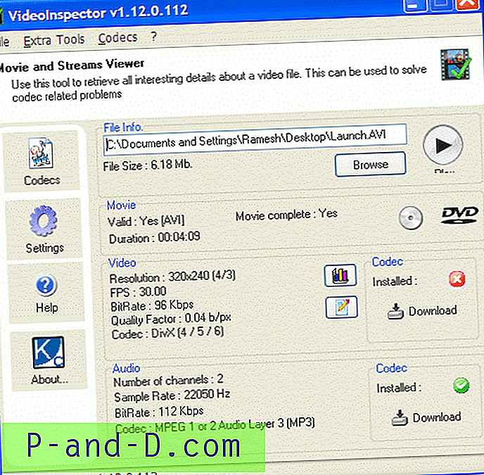 비디오 또는 오디오 파일에 사용 된 코덱을 확인하는 방법