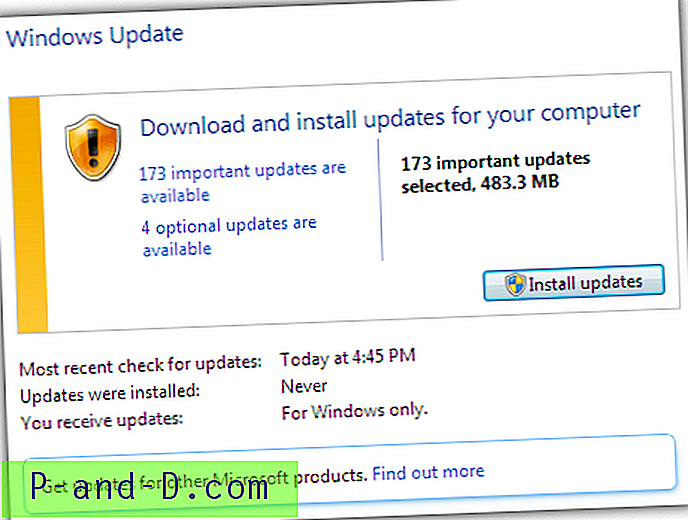Sukurkite integruotą naujausią „Windows 7“ diegimo diską