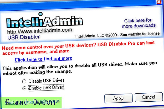 Išjunkite išimamus saugojimo įrenginius, tokius kaip USB diskai